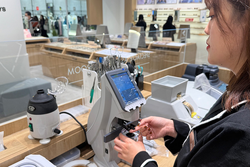 鏡片加工～調整